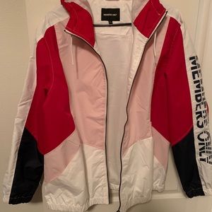 Members Only zip windbreaker